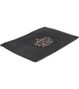 Dolce &amp; Gabbana Black Calfskin Crown Embellished Clutch Pouch Bag