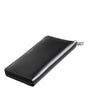 Dolce & Gabbana Black Blue Exotic Leather Embossed Continental Wallet