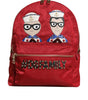 Dolce & Gabbana Red #DGFAMILY VULCANO Embellishment Backpack Bag