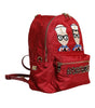 Dolce & Gabbana Red #DGFAMILY VULCANO Embellishment Backpack Bag