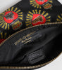 Dolce & Gabbana Black Red Nylon Sacred Heart Clutch Pouch Bag