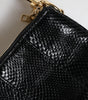 Dolce &amp; Gabbana Black Exotic Leather Shoulder Sling Clutch Bag