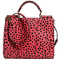 Dolce &amp; Gabbana Pink Exotic Leather Top Handle Tote Crossbody Bag
