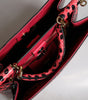 Dolce &amp; Gabbana Pink Exotic Leather Top Handle Tote Crossbody Bag