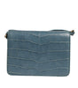 Dolce & Gabbana Green Exotic Leather DG Plaque Crossbody Mini Bag