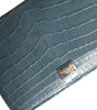 Dolce & Gabbana Green Exotic Leather DG Plaque Crossbody Mini Bag