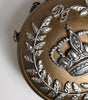 Sac bandoulière Dolce &amp; Gabbana en laiton doré avec motif DG Crown