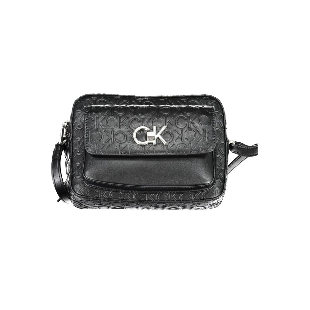 Sac à main en polyester noir Calvin Klein