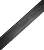 Dolce & Gabbana Black Leather Silver Metal Buckle Belt