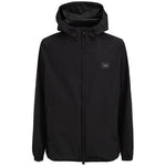 Dolce & Gabbana Black Polyester Jackets & Coat