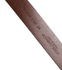 Dolce & Gabbana Brown Leather Classic Metal Logo Buckle Belt
