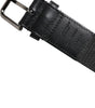 Dolce & Gabbana Black Leather Classic Metal Logo Buckle Belt