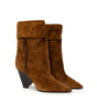 Saint Laurent Brown Suede Leather Boot