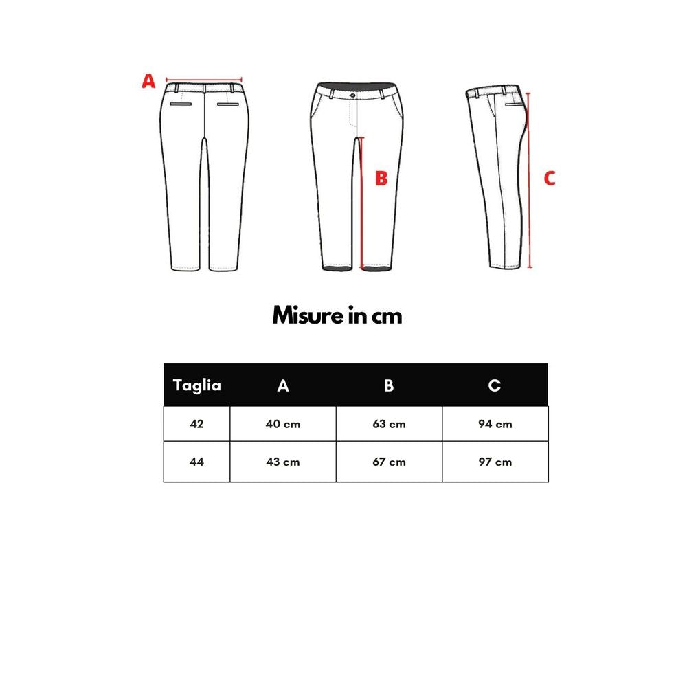 Pantalon chic en coton mélangé gris Alexander McQueen