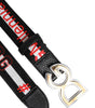 Dolce & Gabbana Black White Printed Metal Logo Buckle Belt