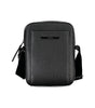 Calvin Klein Sleek Black Shoulder Bag with Logo Detail