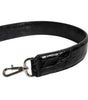 Dolce & Gabbana Black Alligator Leather Bag Shoulder Strap