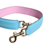 Dolce & Gabbana Pink Blue Leather Handle Bag Shoulder Strap