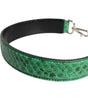 Dolce & Gabbana Black Green Exotic Leather Bag Shoulder Strap