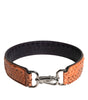 Dolce & Gabbana Black Beige Exotic Leather Bag Shoulder Strap