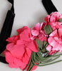 Dolce & Gabbana Multicolor Floral Applique Detail Tie Belt