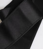Dolce &amp; Gabbana Black Satin Wide Waist Belt