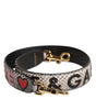 Dolce &amp; Gabbana Multicolor DG AMORE Patch Bag Shoulder Strap