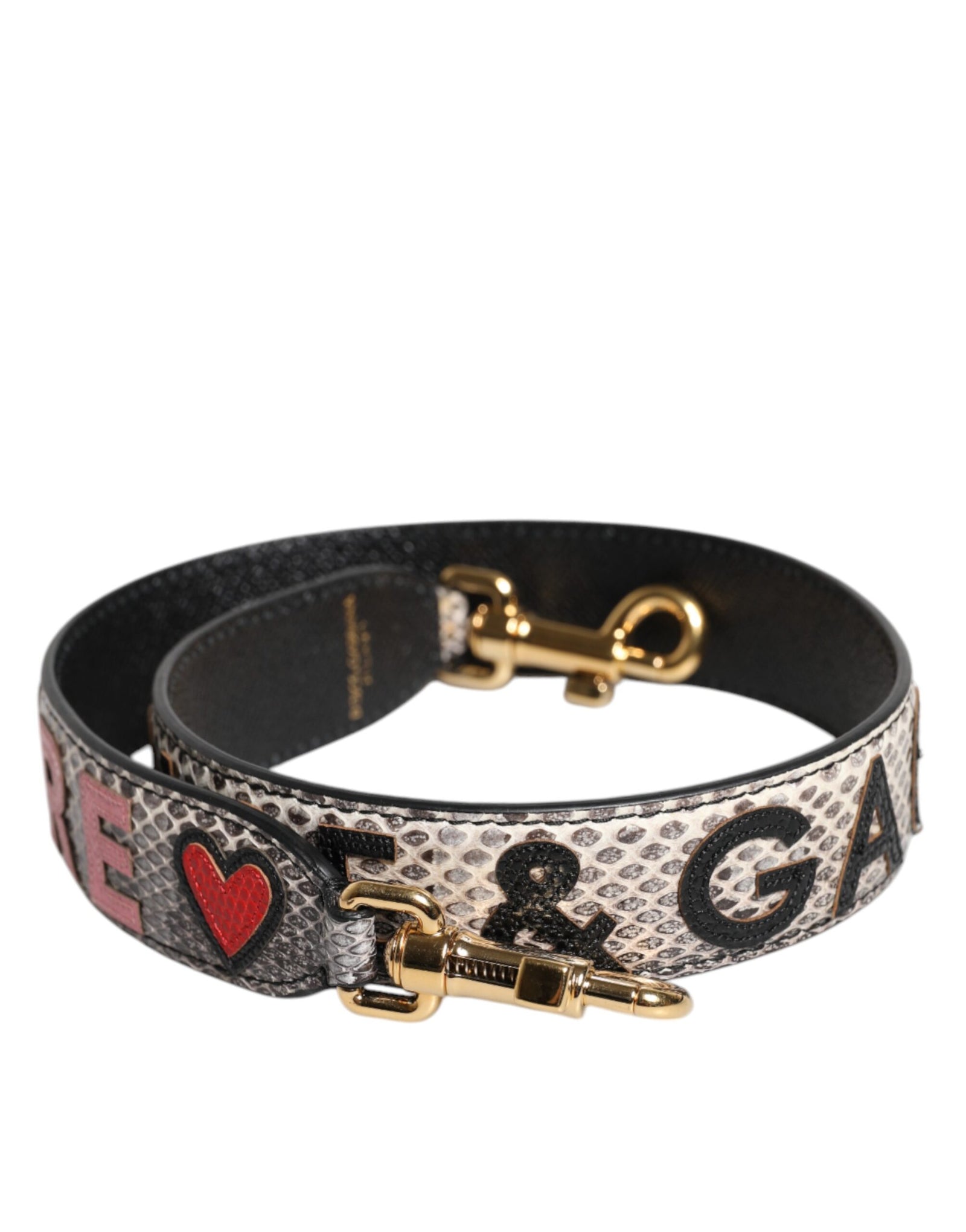 Dolce &amp; Gabbana Multicolor DG AMORE Patch Bag Shoulder Strap