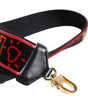 Dolce & Gabbana Black Cotton Printed Bag Shoulder Strap