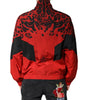 Dolce & Gabbana Red Leopard Nylon Bomber Full Zip Jacket
