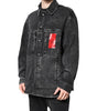 Dolce & Gabbana Black Logo Cotton Stretch Denim Jacket