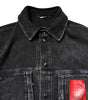 Dolce & Gabbana Black Logo Cotton Stretch Denim Jacket