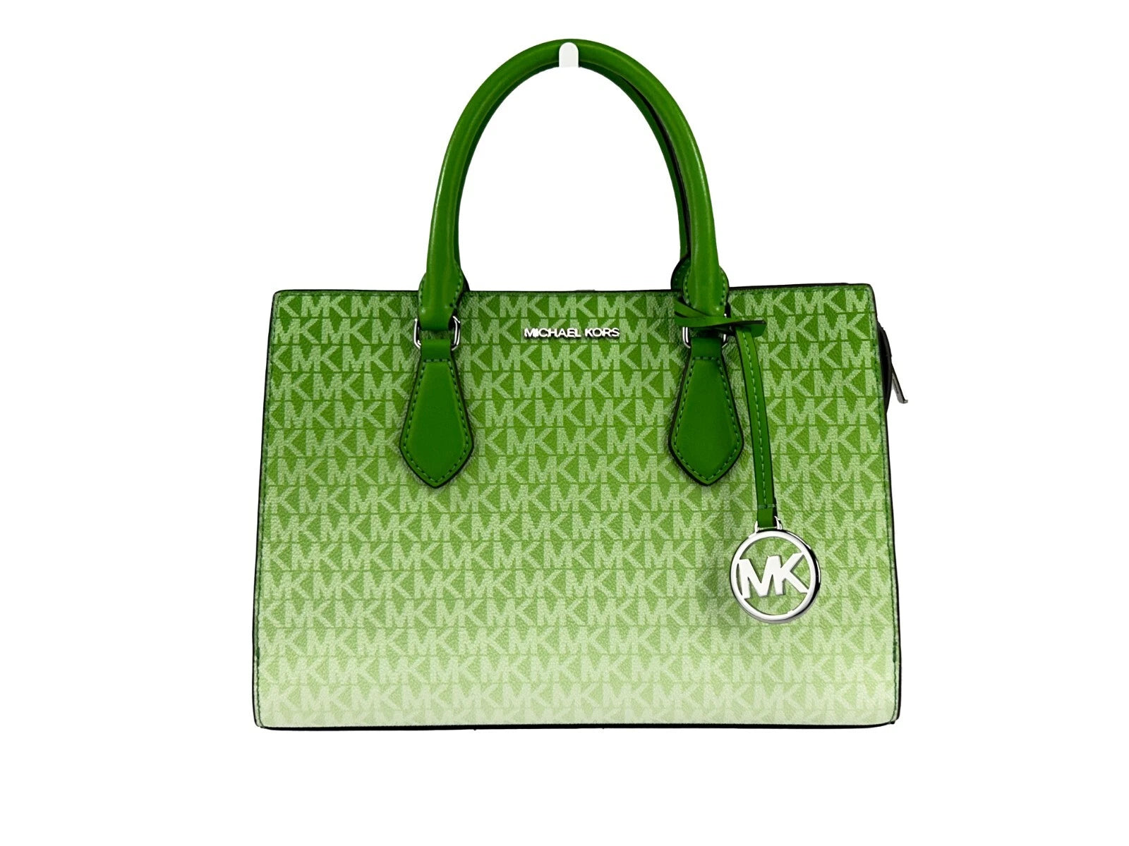 Sac à main bandoulière Michael Kors Sheila de taille moyenne, vert jungle