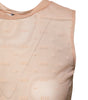 Dolce & Gabbana Beige Nylon Logo Monogram Sleeveless Tank Top
