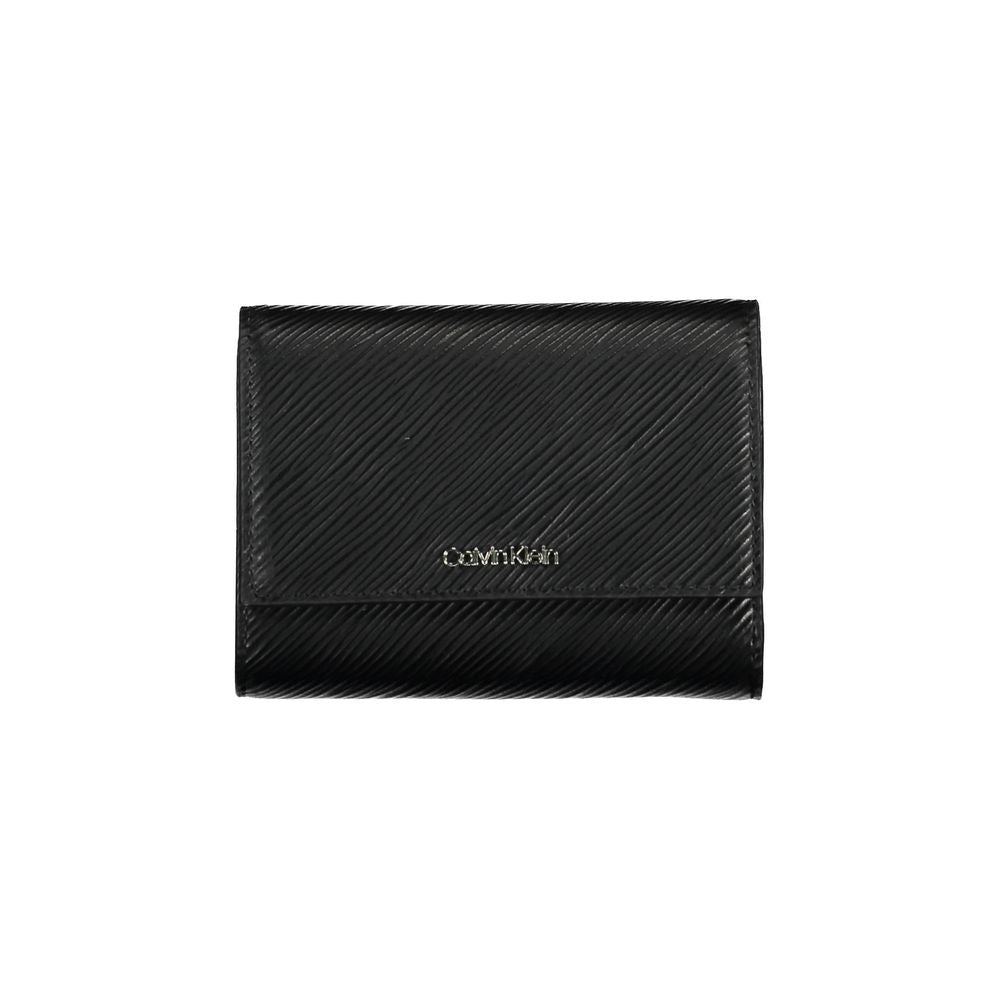 Portefeuille femme Calvin Klein en polyéthylène noir