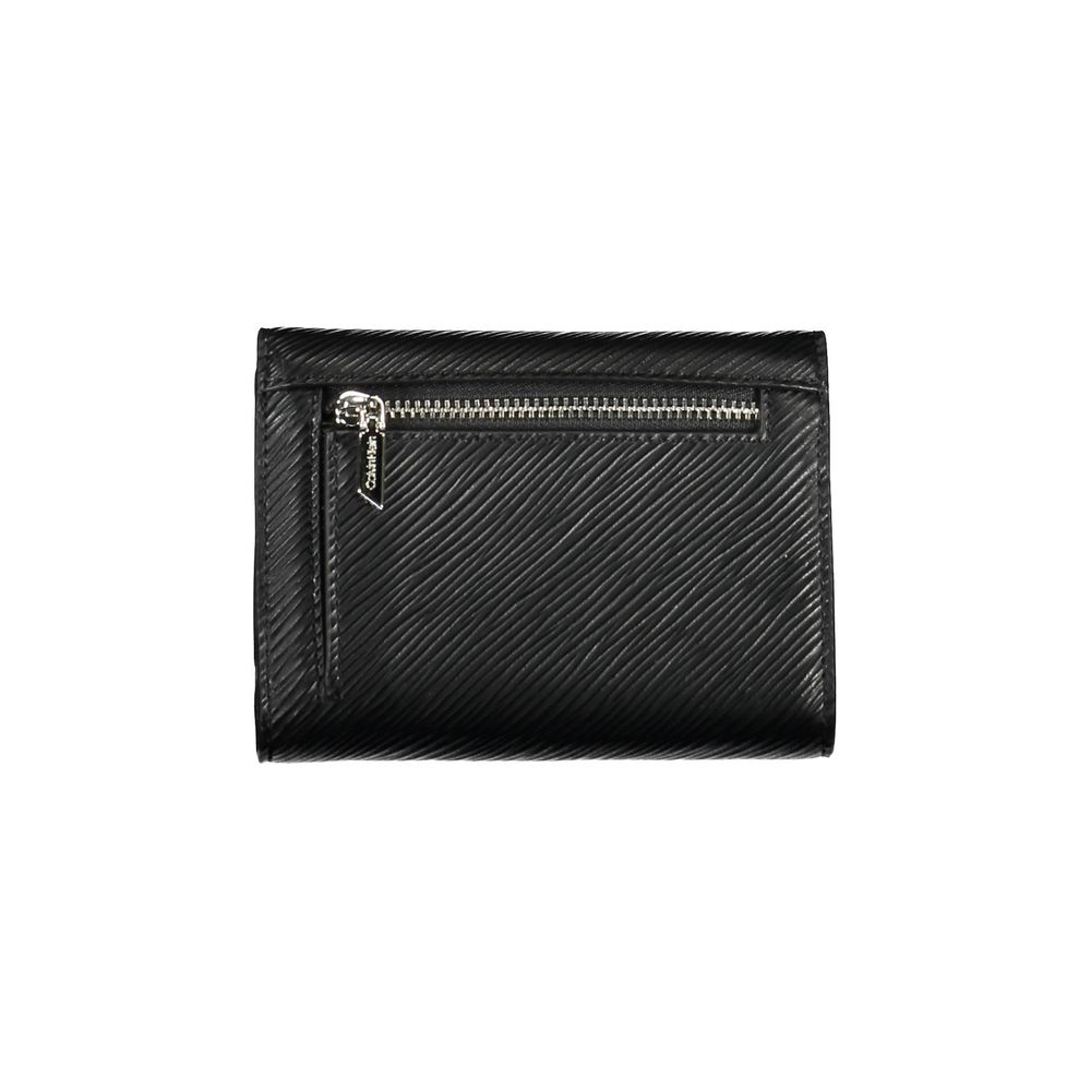 Portefeuille femme Calvin Klein en polyéthylène noir