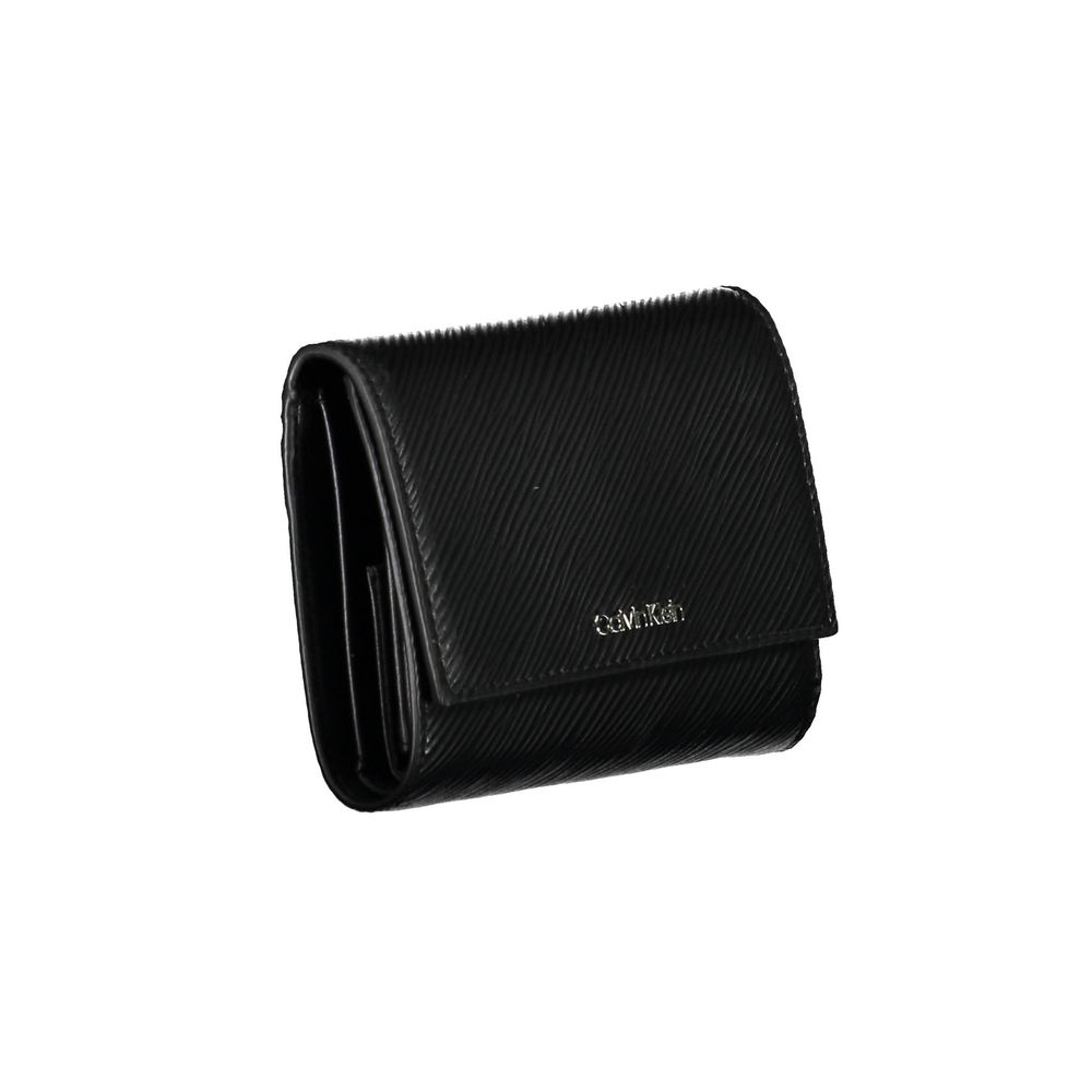 Portefeuille femme Calvin Klein en polyéthylène noir