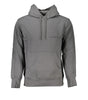 Calvin Klein Elegant Gray Hooded Sweatshirt