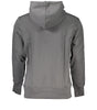 Calvin Klein Elegant Gray Hooded Sweatshirt