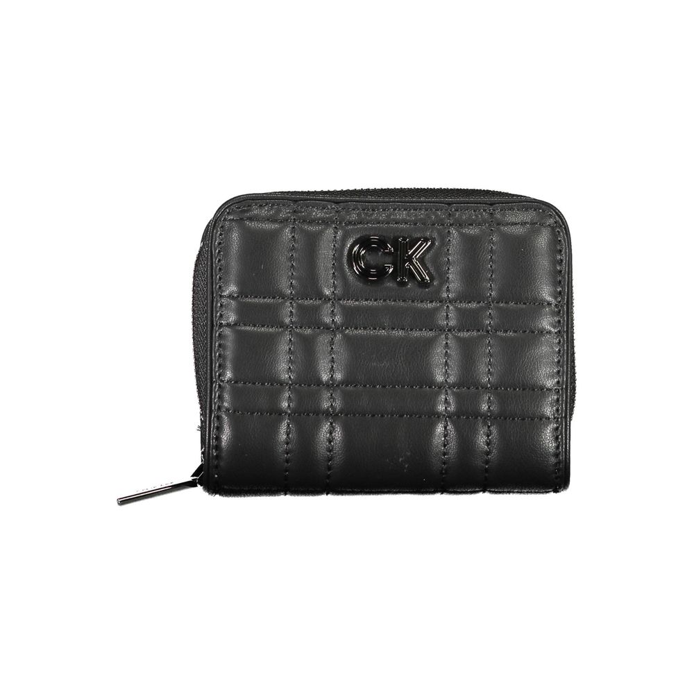 Portefeuille femme Calvin Klein en polyester noir