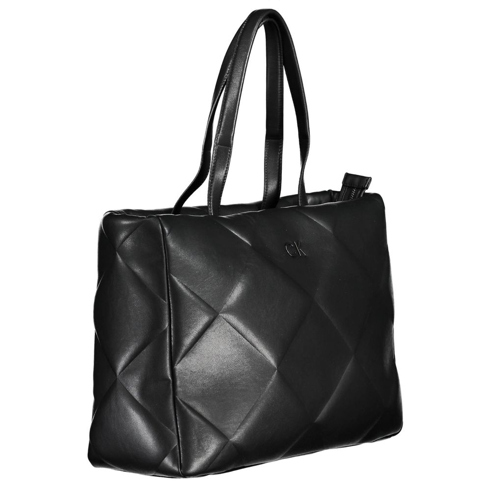 Sac à main en polyester noir Calvin Klein