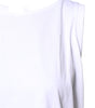Dolce & Gabbana White Cotton Sleeveless Crew Neck T-shirt