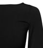 Dolce & Gabbana Black Viscose Long Sleeves Pullover Top