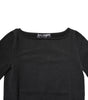 Dolce & Gabbana Black Viscose Long Sleeves Pullover Top