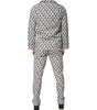 Dolce &amp; Gabbana Black White DG Print Cotton Pajama Set Sleepwear