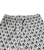 Dolce &amp; Gabbana Black White DG Print Cotton Pajama Set Sleepwear
