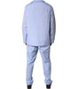 Dolce & Gabbana Light Blue DG Logo Cotton Men Pajama Set Sleepwear
