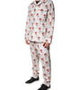 Dolce & Gabbana Multicolor Floral Print Cotton Pajama Set Sleepwear