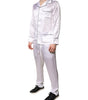 Dolce & Gabbana White Satin Silk Men Pajama Set Sleepwear