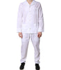 Dolce & Gabbana White Cotton Shirt Pants Pajama Set Sleepwear